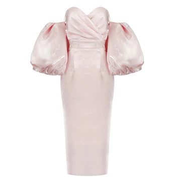  pink puff sleeve dress -pink puff sleeve dress zara-balloon sleeve dresses, what is a shawl with sleeves called,