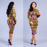 Print Silk Dress | NCFashionsbrand | floral silk dress | Women's Fashion | floral satin dress | long silk floral dress