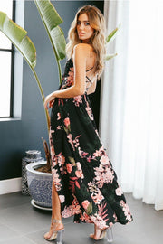 Stunning Floral Maxi Dress -NCFashionsbrand -floral maxi dress | floral maxi dress for wedding | casual floral maxi dress | floral maxi dress plus size