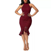 Sleeveless Lace Dress | NCFashions | |curvy dress| slim girl dress