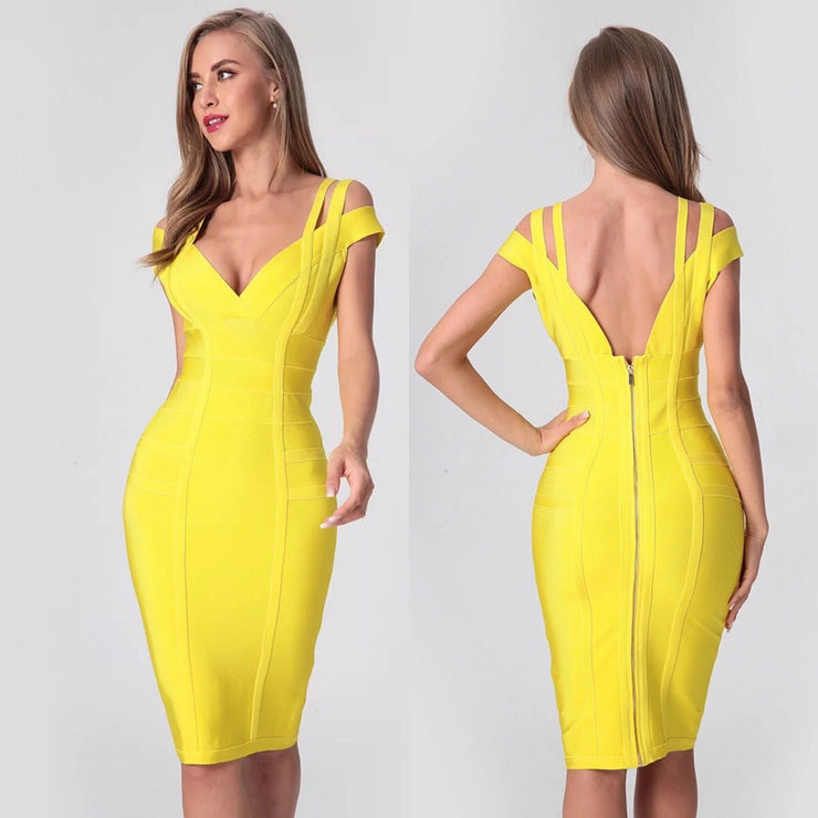 Bandage Sleeveless Dress